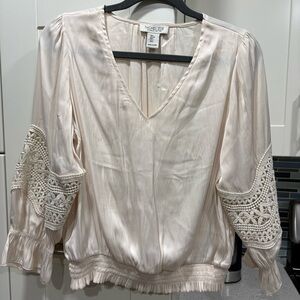 Rachel Zoe cream top